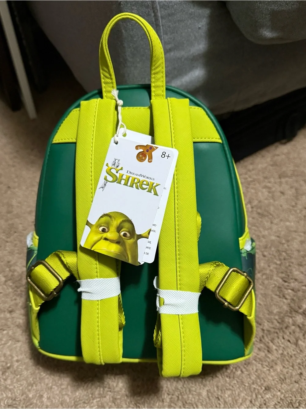Shrek Loungefly Outhouse Moving Door DreamWorks Mini Backpack BoxLunch NWT